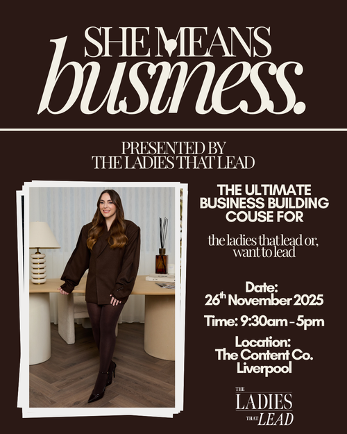She Means Business - Wednesday 26th November 2025